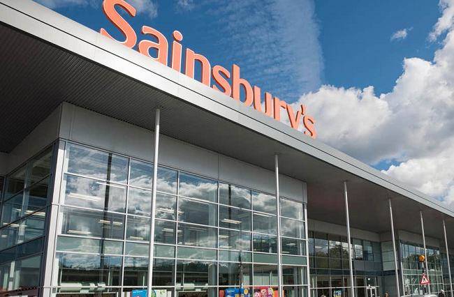 Sainsbury's supermarket storefront