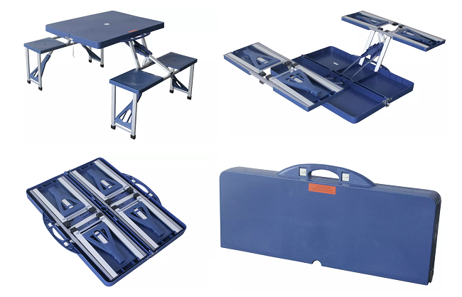 Folding Picnic Table and Stools from Argos