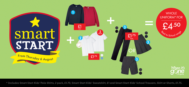 Lidl £4.50 School Uniform Bundle
