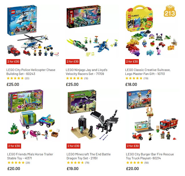 argos lego classic