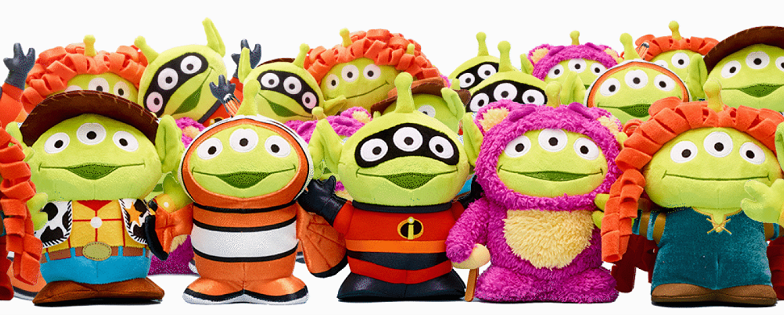 Pixar Alien Remix toys from Shop Disney