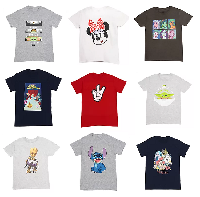 Children's Disney Customised T-Shirts from Shop Disney