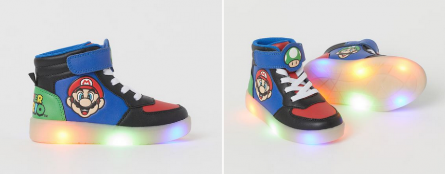 Super mario light up shoes sale