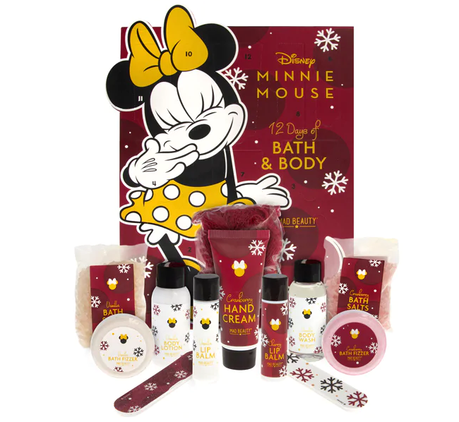 Disney Minnie Mouse 12 Days Of Bath & Body Advent Calendar 2020