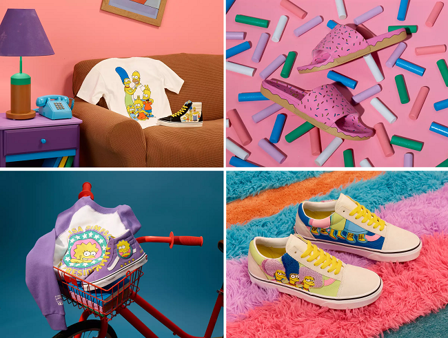 The Simpsons X Vans Collection