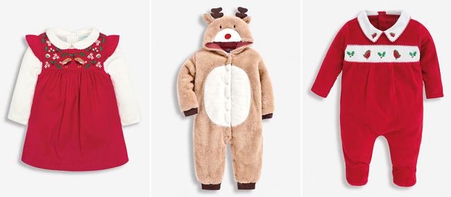 Baby Christmas Clothing from JoJo Maman Bebe