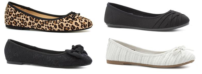 Shoe zone on sale flat shoes