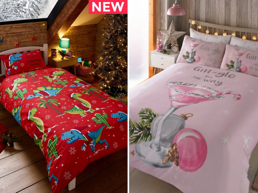cot bed christmas bedding uk