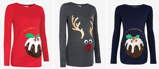 Maternity Christmas clothing from JoJo Maman Bebe