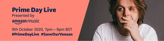 Prime Day Live concert promotional banner