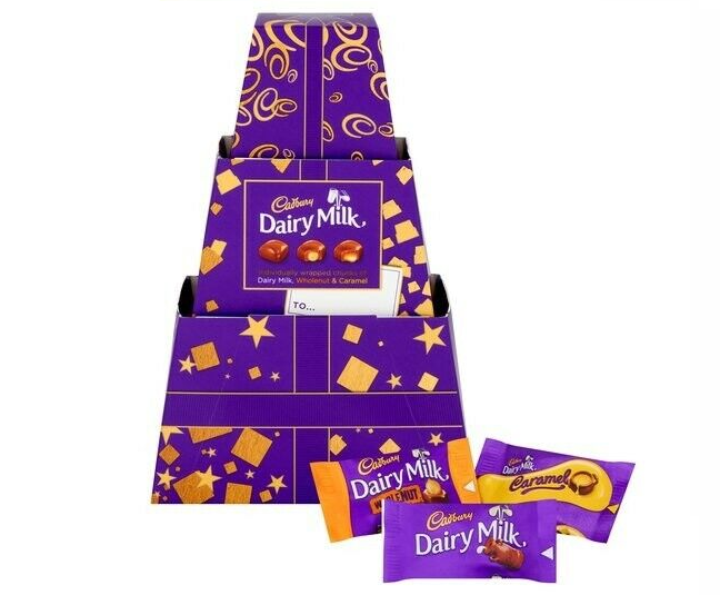 Cadbury Dairy Milk Chocolate Chunk Giftbox Stack