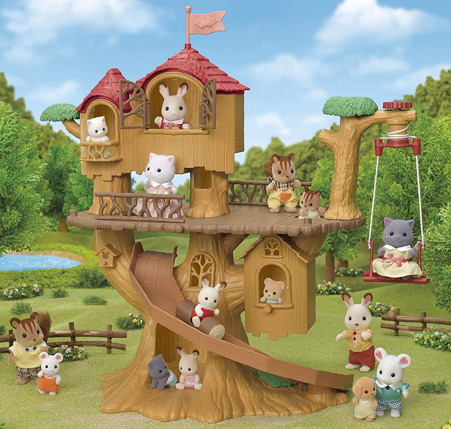 sylvanian families nursery treehouse playset