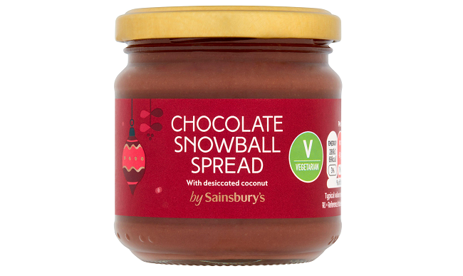 Sainsbury's Chocolate Snowball Spread 200g