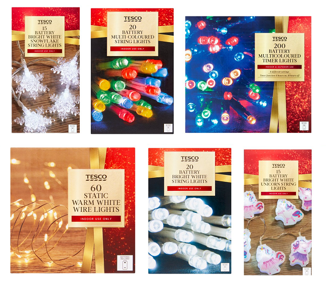 Half Price Christmas Lights Tesco