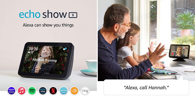 Amazon Echo Show 8 smart display with Alexa