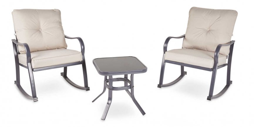 Aldi rocking chair bistro set clearance