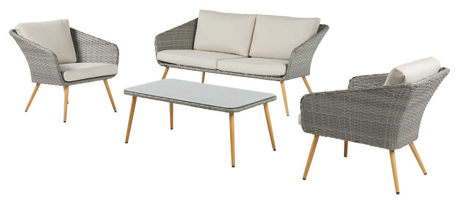 Contemporary garden cheap coffee set