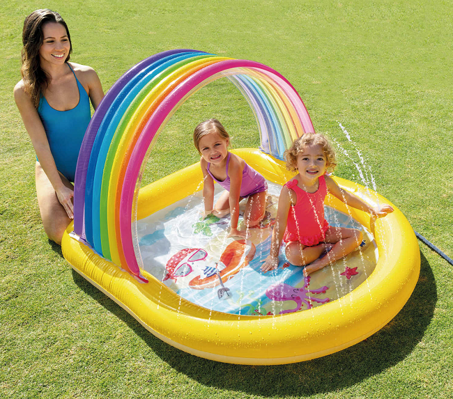 Intex Rainbow Spray Pool