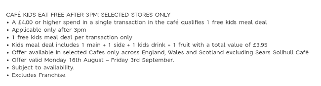 Kids Eat FREE When You Spend £4 In M&S Cafes