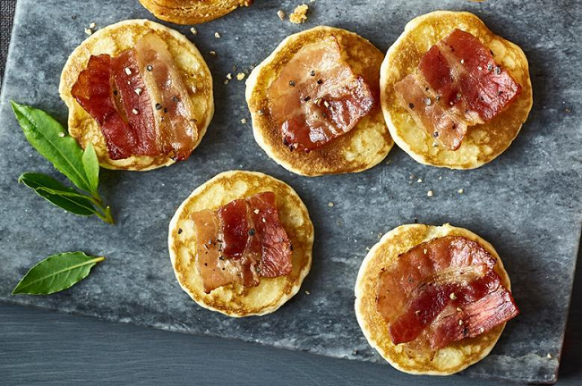 Buttermilk Pancakes and Bacon