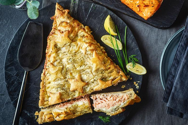 Christmas Tree Scottish Salmon Wellington
