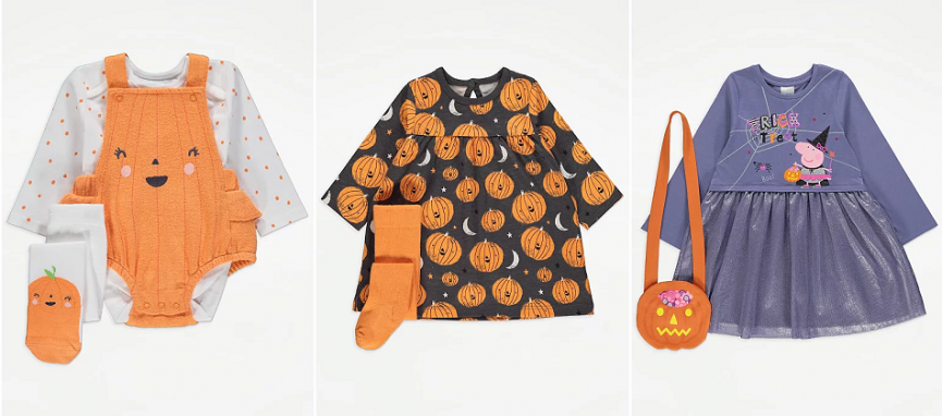 Halloween clothing from Asda
