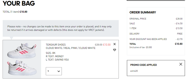 Extra 20% Off Autumn Offer Items (With Code) @ Adidas 