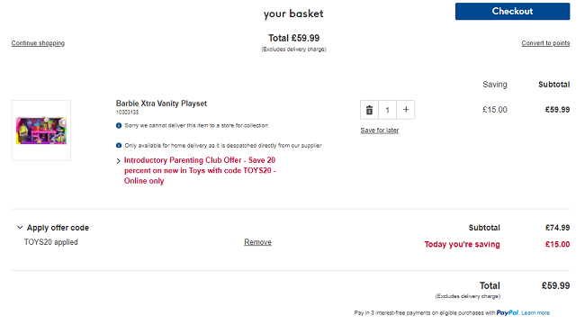 20% Off Top Toys For Parenting Club Members (With Code) @ Boots