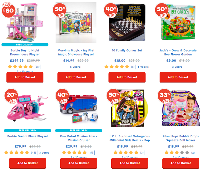 Extra 15% Off All Discounted Toys With Code @ The Entertainer