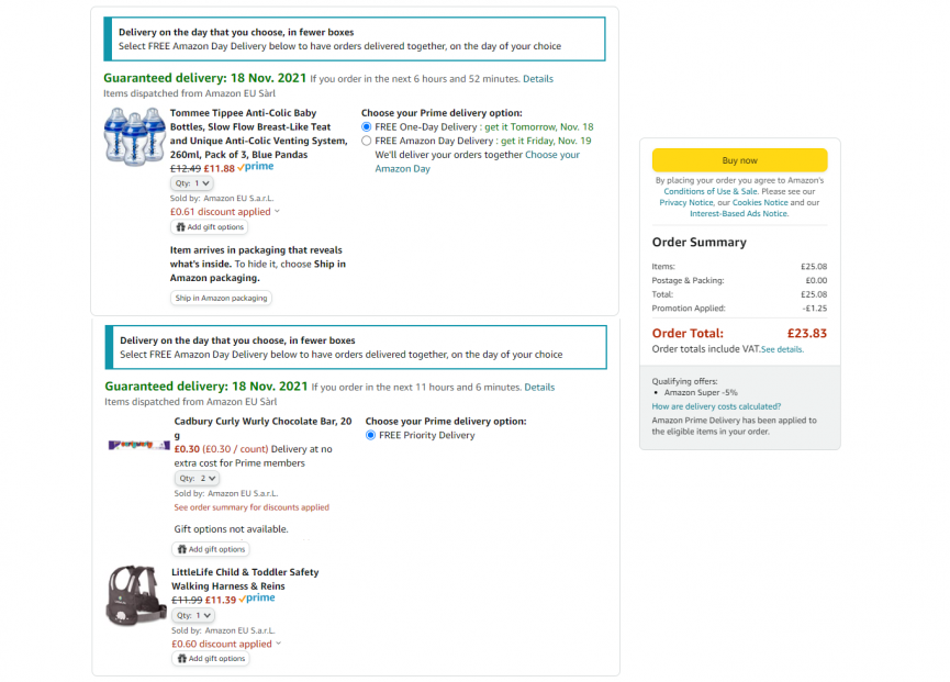 Buy 4 Save 5% Off Across Hundreds Of Items With Amazon Super