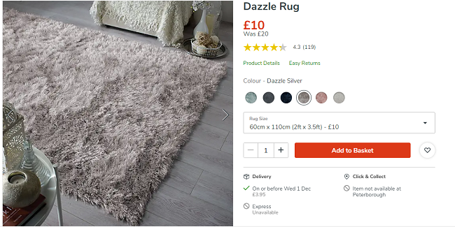 Black Friday Flash Deals Now On @ Dunelm