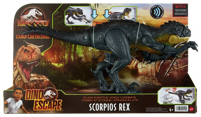 Jurassic World Slash 'N Battle Scorpios Rex
