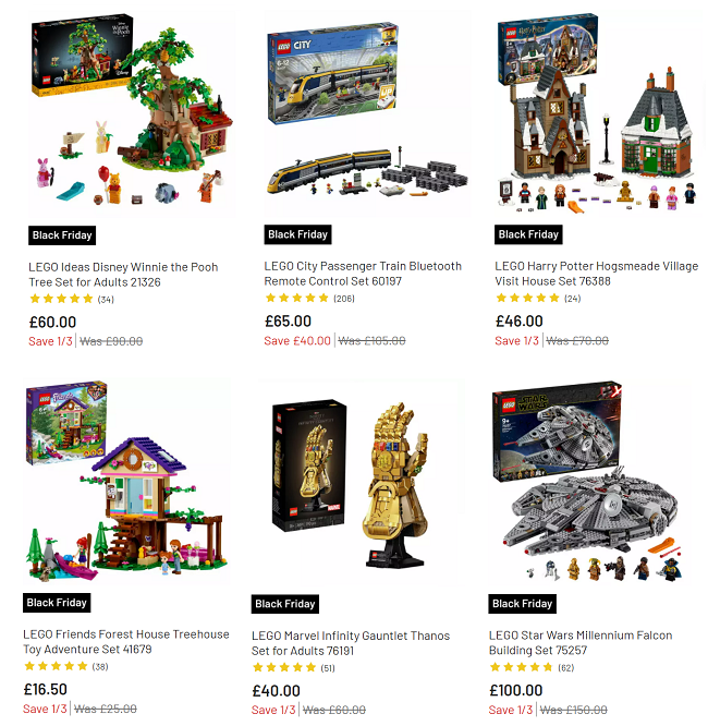 Argos lego on sale code