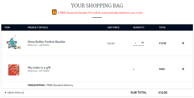L'Occitane Festive Bauble Gift Set £12 Delivered @ L'Occitane