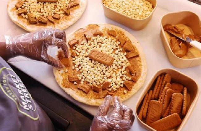 Morrisons Are Selling A Biscoff Pizza & A Gingerbread Man One Too!