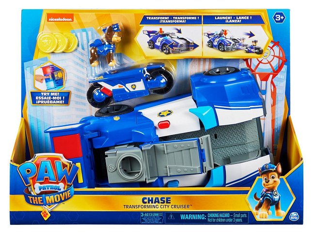 PAW Patrol Chase’s 2-in-1 Transforming Movie City Cruiser