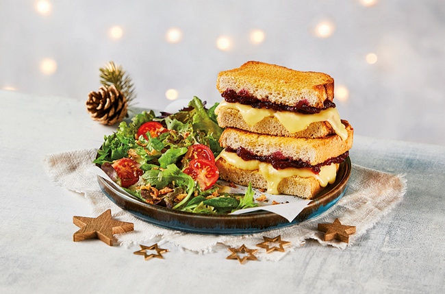 Brie and Cranberry Toastie from Morrisons Cafe
