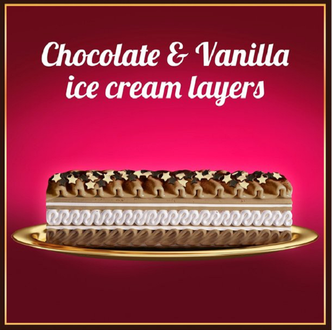 Viennetta Christmas Yule Log