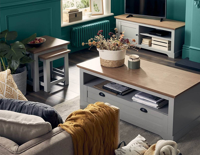 Diva Coffee Table Grey from Homebase