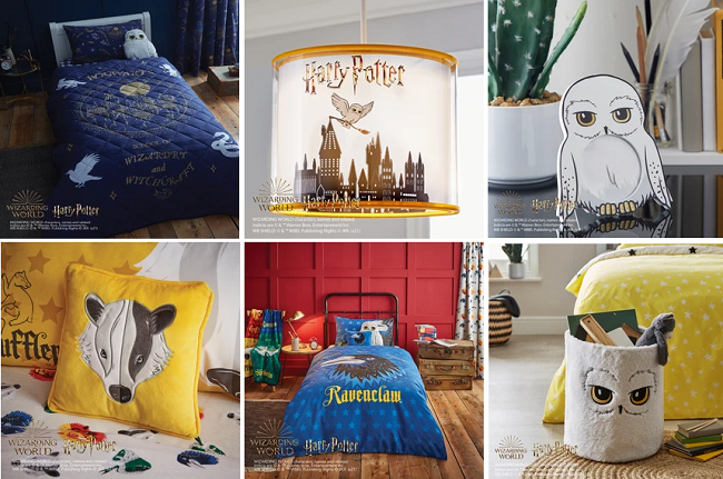 Harry Potter Bedroom Range from Dunelm