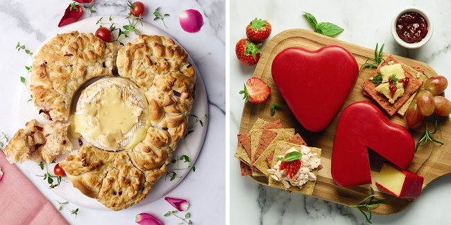 Aldi Valentine's Day Camembert and Cheese