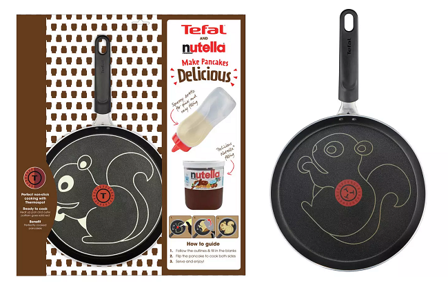 Tefal Squirrel Pancake Pan With Nutella