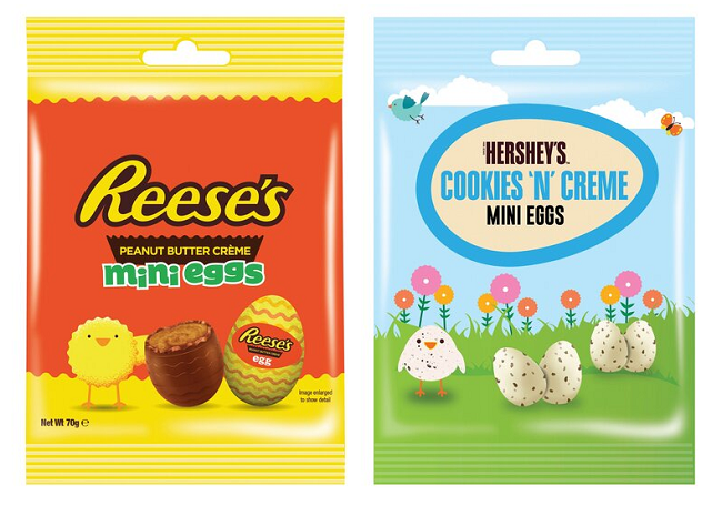 Reese's and Hershey's Mini Egg bags