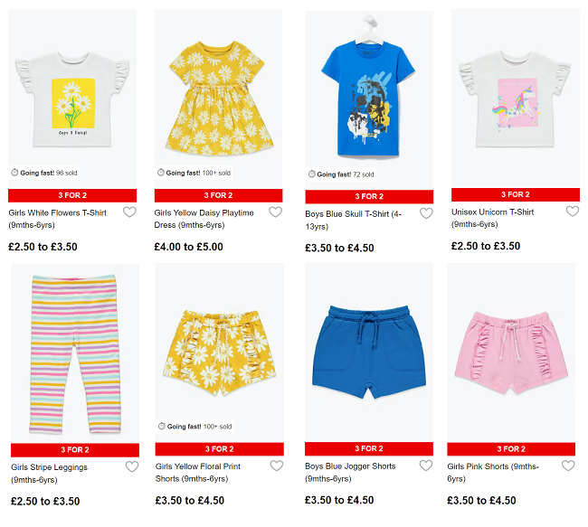 Matalan clothes for kids deals