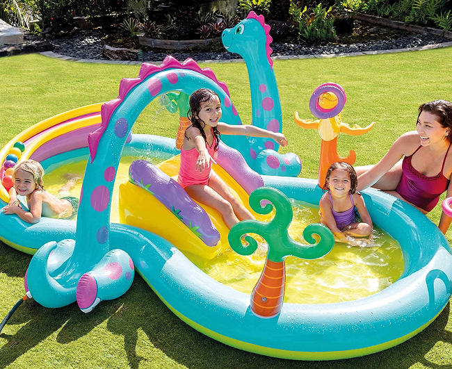 181L Chad Valley Chad Valley Large 9.7ft Unicorn Water Kids Activity Centre Paddling Pool 