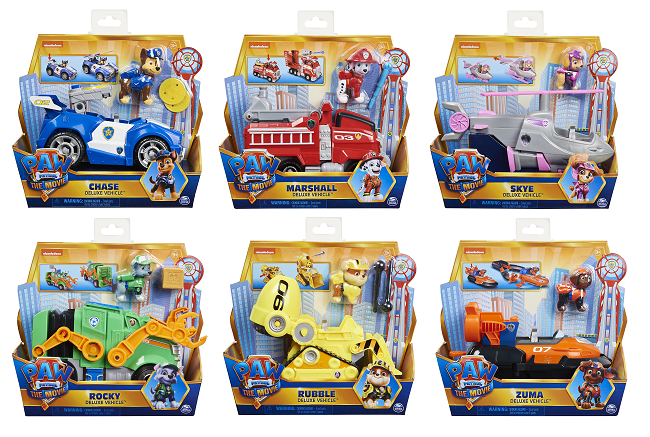 Paw Patrol The Movie Deluxe Transforming Vehicles