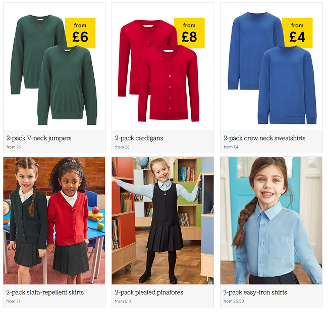 School cardigans tesco sales
