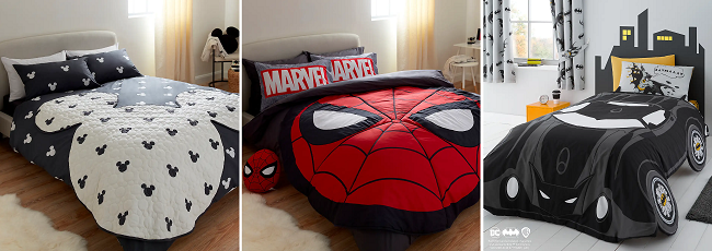 Character Bedspreads from Dunelm