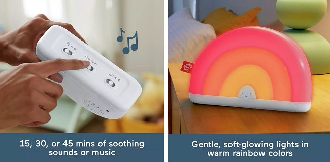 Fisher-Price Soothe & Glow Rainbow Sound Machine