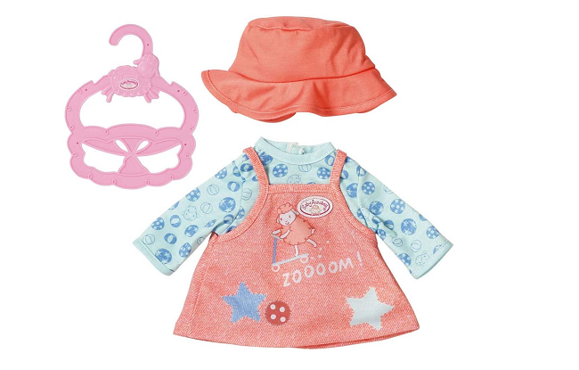 Baby Annabell Dress, Sun Hat & Hanger
